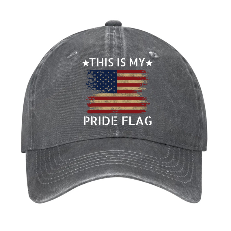 American Flag This Is My Pride Flag Hat