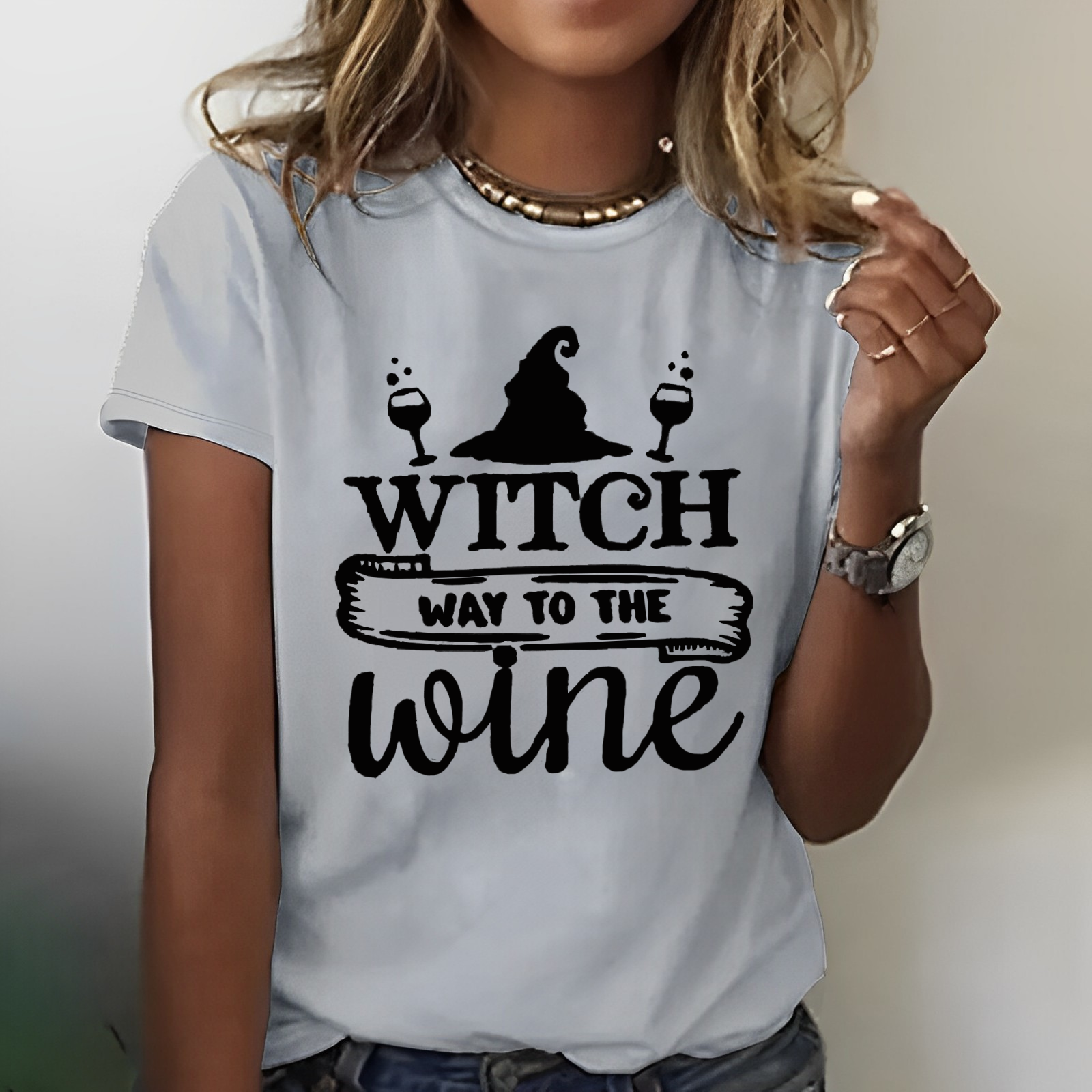 Witch Way To The Wine T-shirt