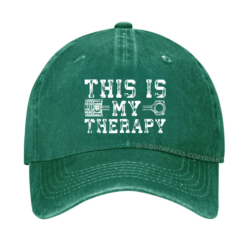 This Is My Therapy Funny Tools Print Gift Hat