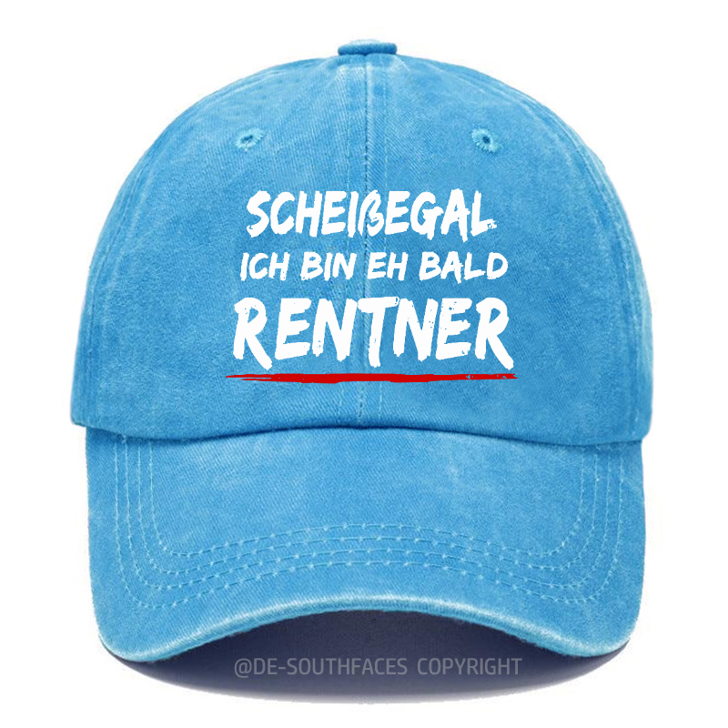 Scheiβegal Ich Bin Eh Bald Rentner Baseball Cap