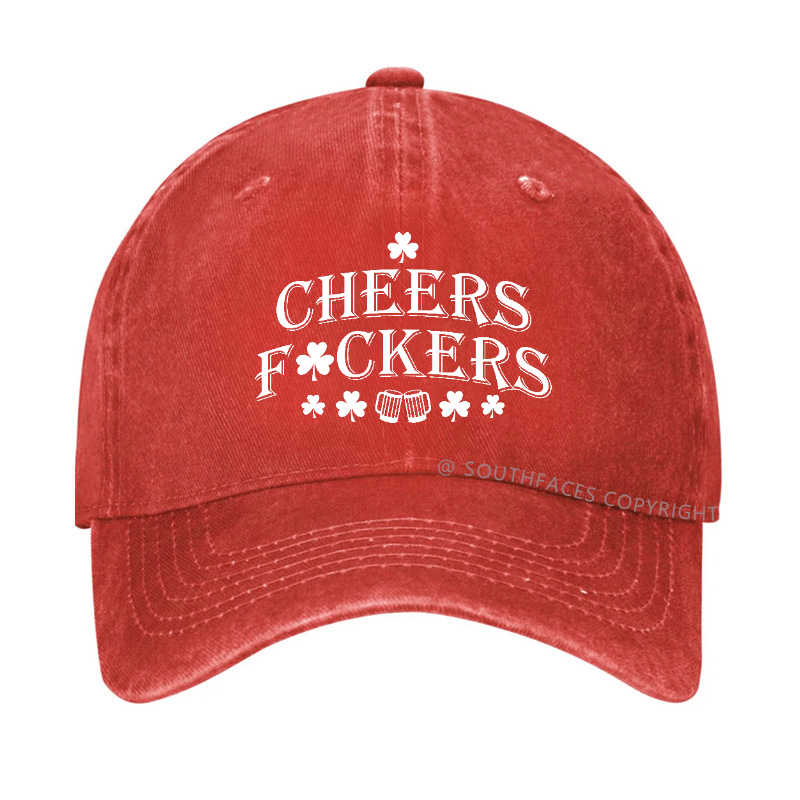 Cheers Fuckers Funny St. Patrick's Day Hat