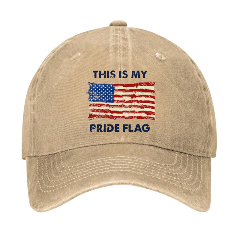 This Is My Pride Flag USA Flag Print Hat