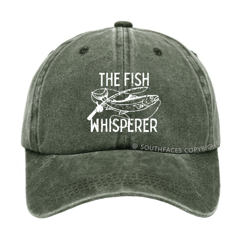 The Fish Whisperer Funny Fishing Hat