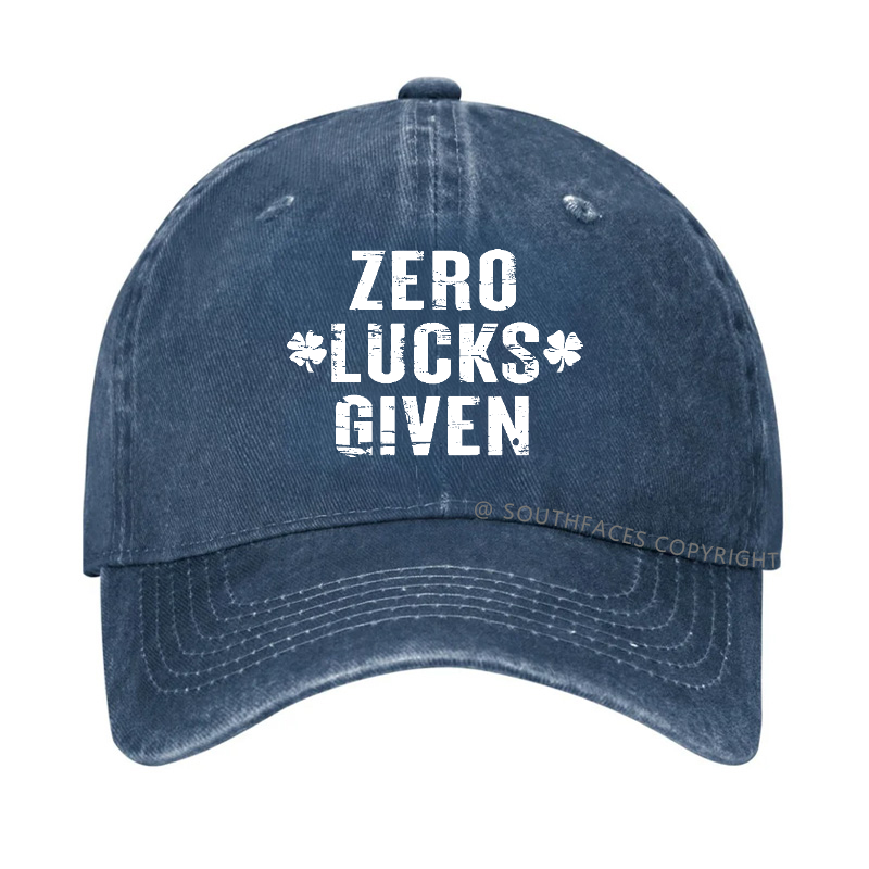 Zero Lucks Given Funny St. Patrick's Day Hat