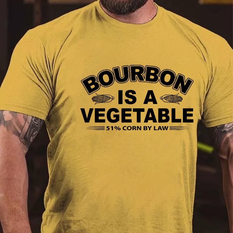 Bourbon Is A Vegetable 51% Corn By Law T-shirt