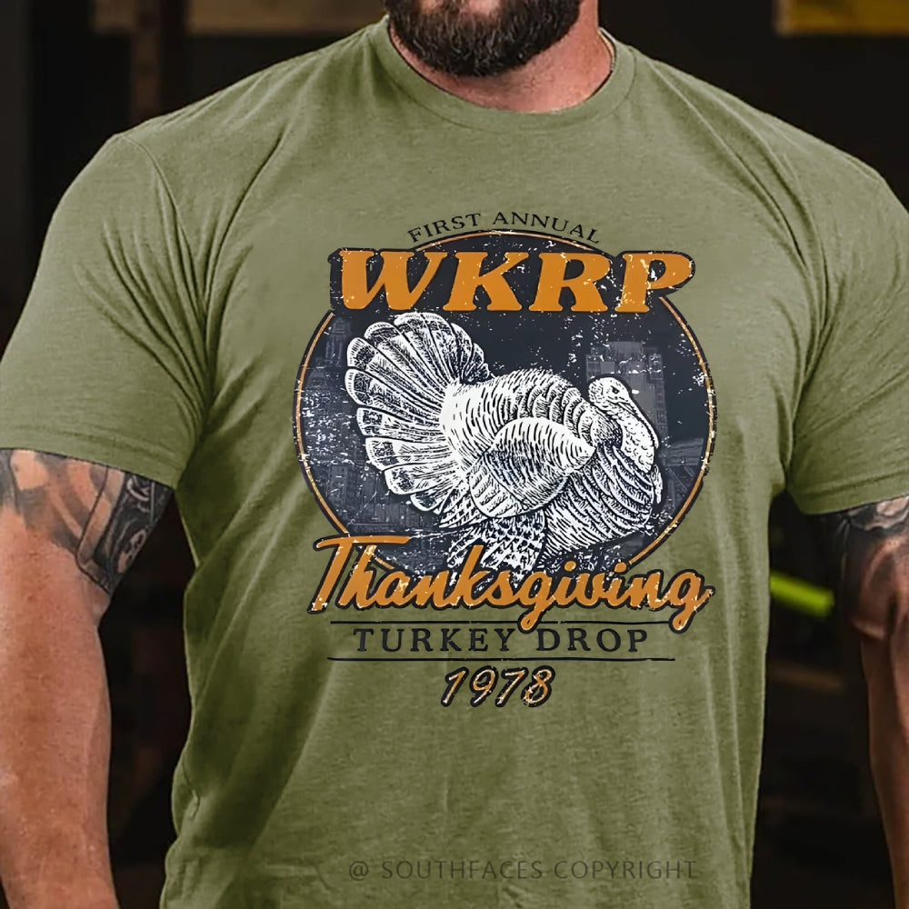 First Annual Wkrp Thanksgiving Turkey Drop T-Shirt