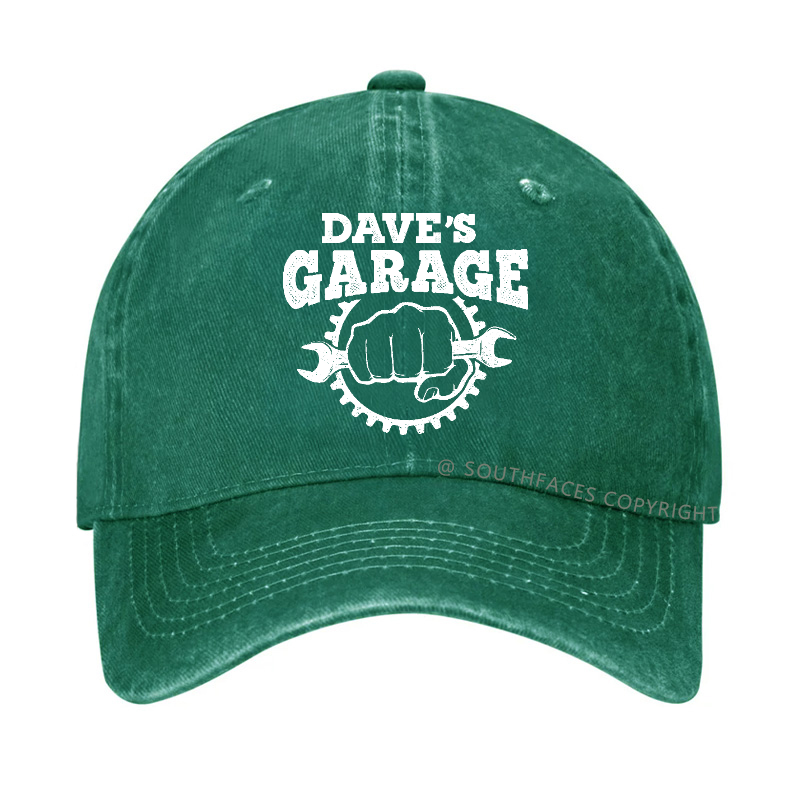 Dave's Garage Funny Custom Baseball Hat
