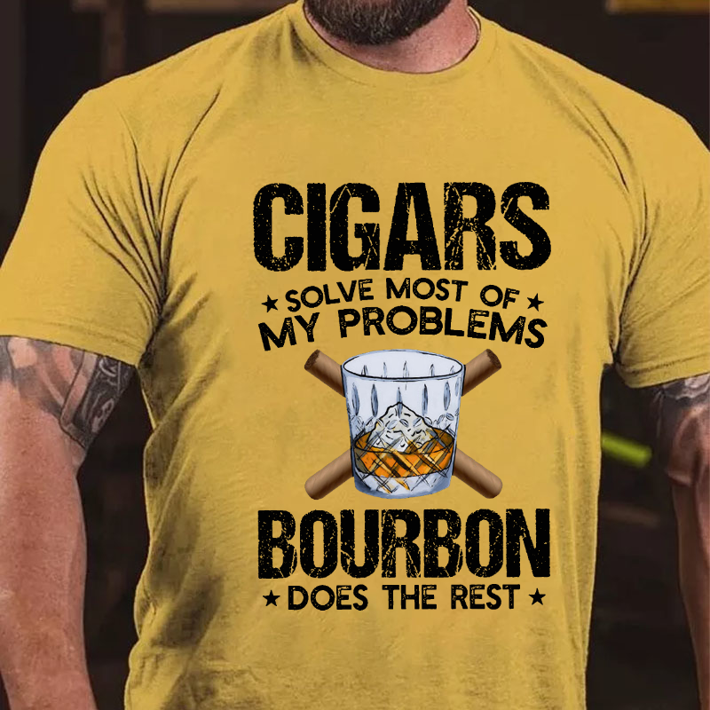 Cigars Solve Most Of My Problems T-shirt