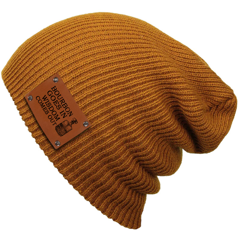 Bourbon Goes In Wisdom Comes Out Beanie