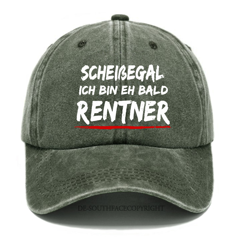 Scheiβegal Ich Bin Eh Bald Rentner Baseball Cap