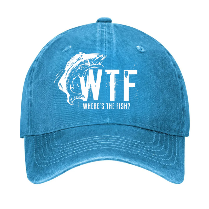 WTF Wheres The Fish Funny Hat