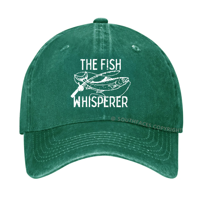 The Fish Whisperer Funny Fishing Hat