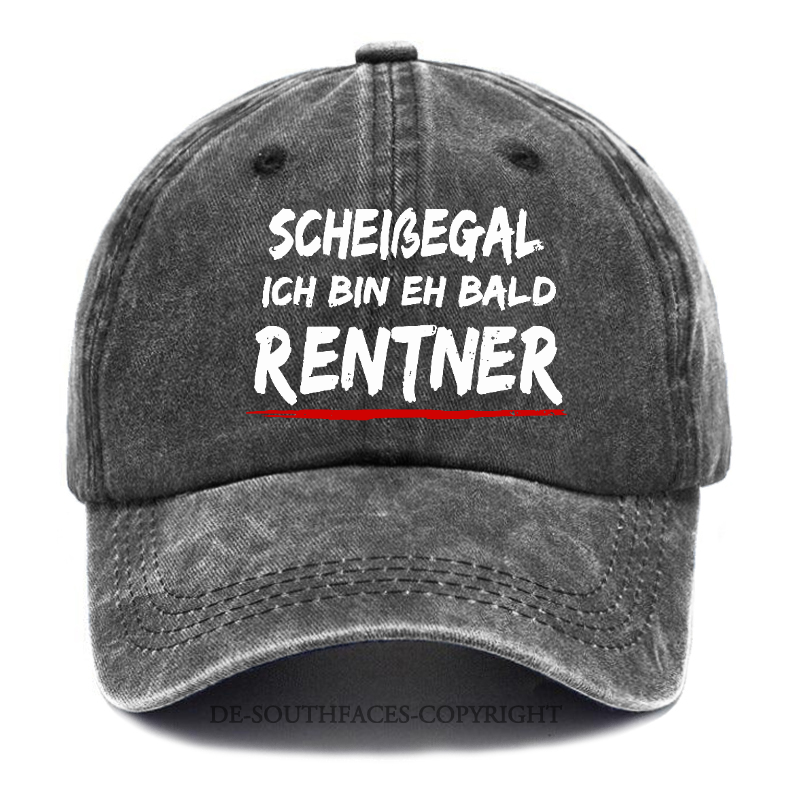 Scheiβegal Ich Bin Eh Bald Rentner Baseball Cap
