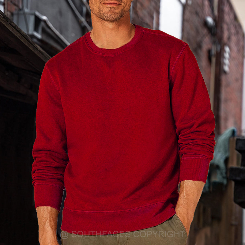 Solid Color Sweatshirt