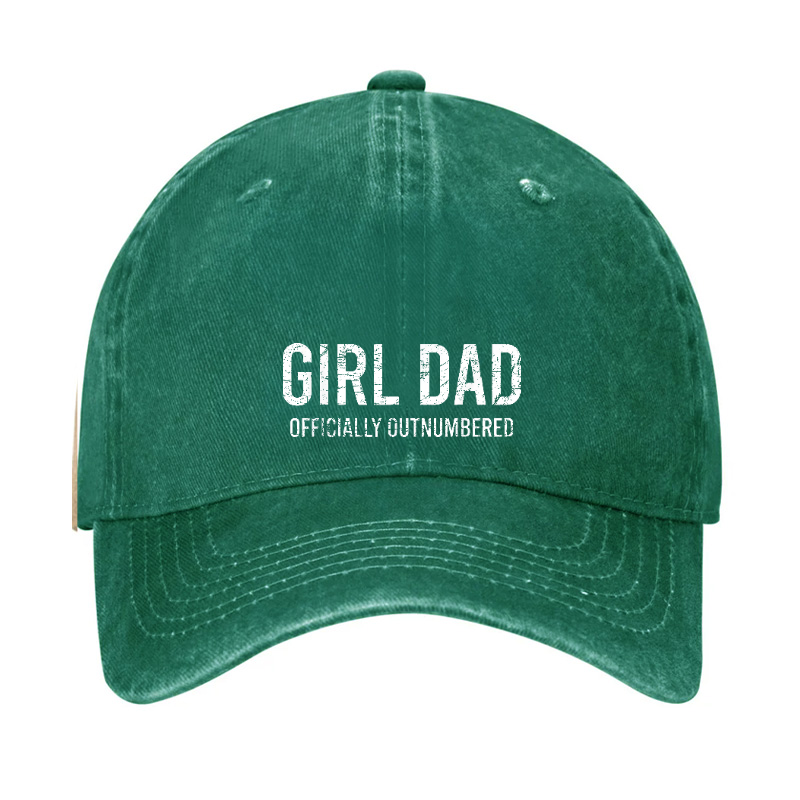 Girl Dad Officially Outnumbered Funny Hat