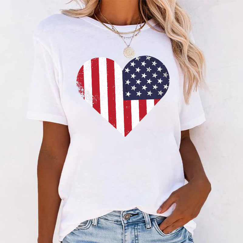 USA Flag 4th of July Independence Day American Flag T-shirt