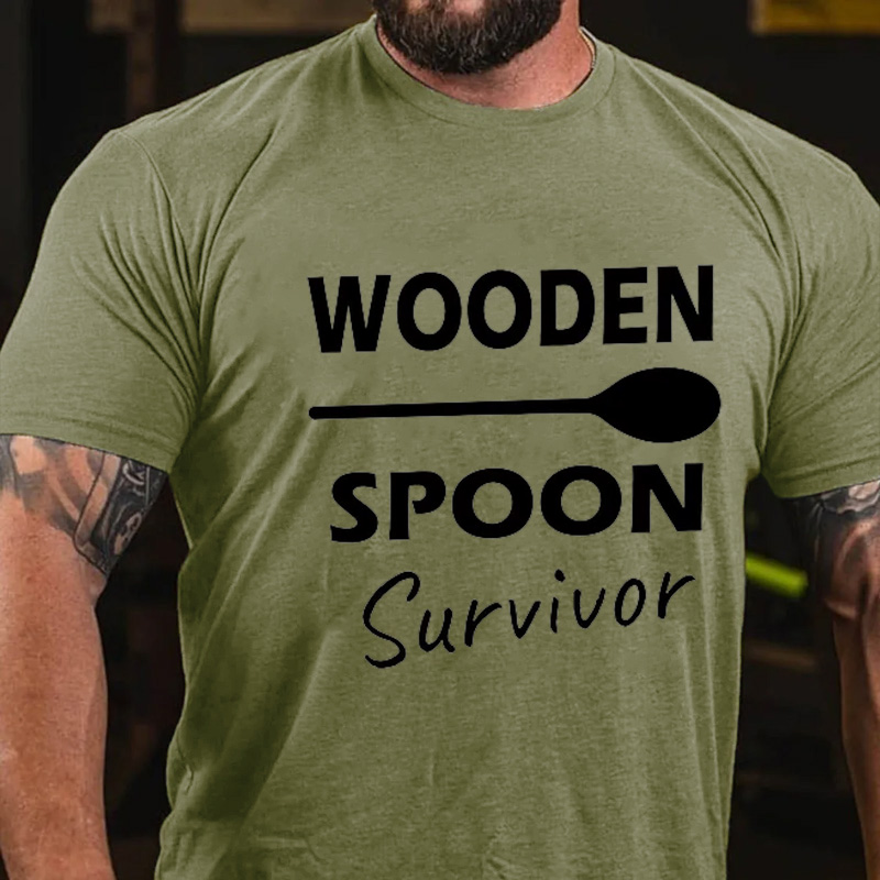 Wooden Spoon Survivor Men's T-Shirt