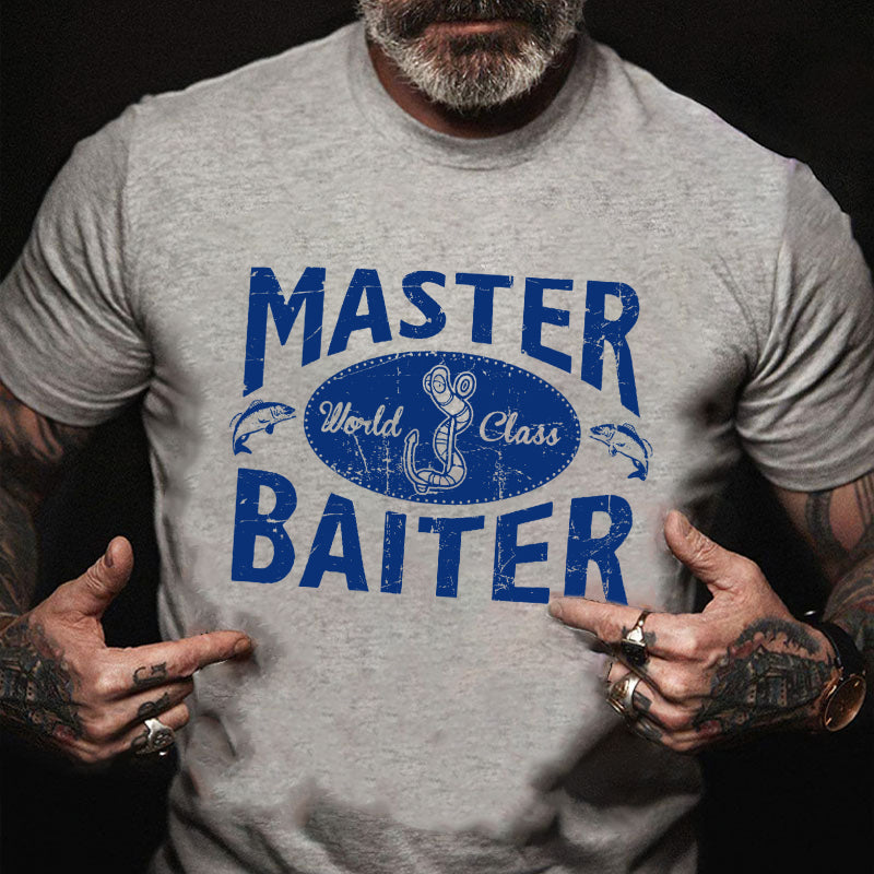 Master Baiter Funny Fishing T-shirt
