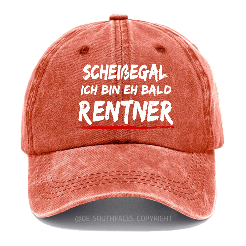Scheiβegal Ich Bin Eh Bald Rentner Baseball Cap