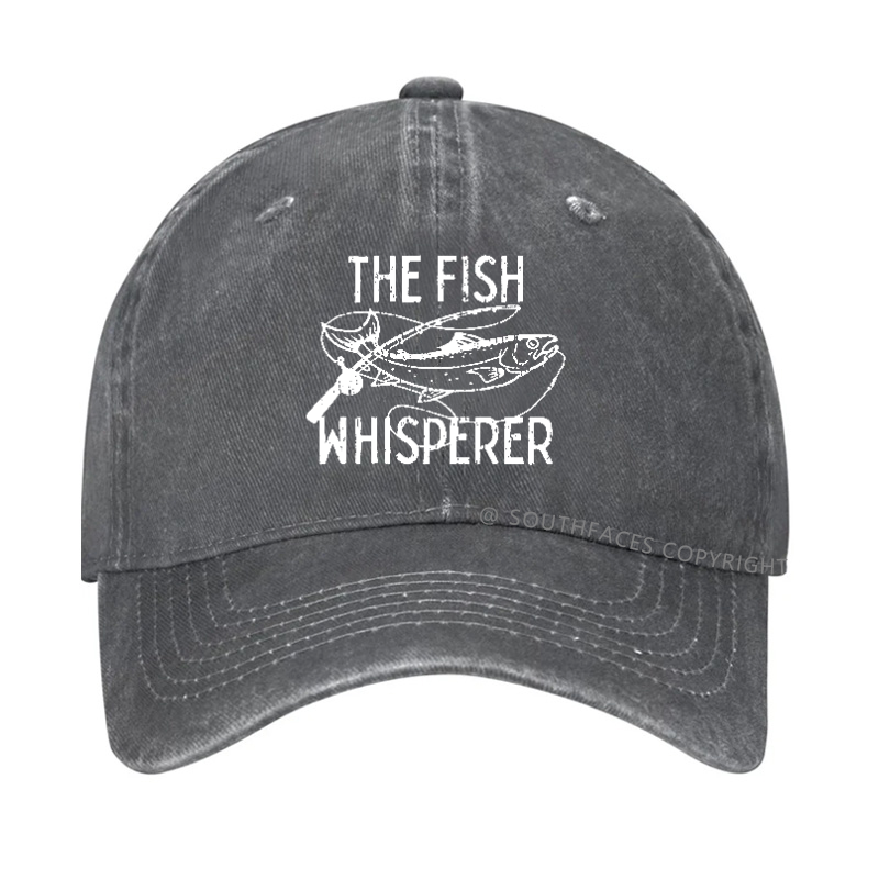 The Fish Whisperer Funny Fishing Hat