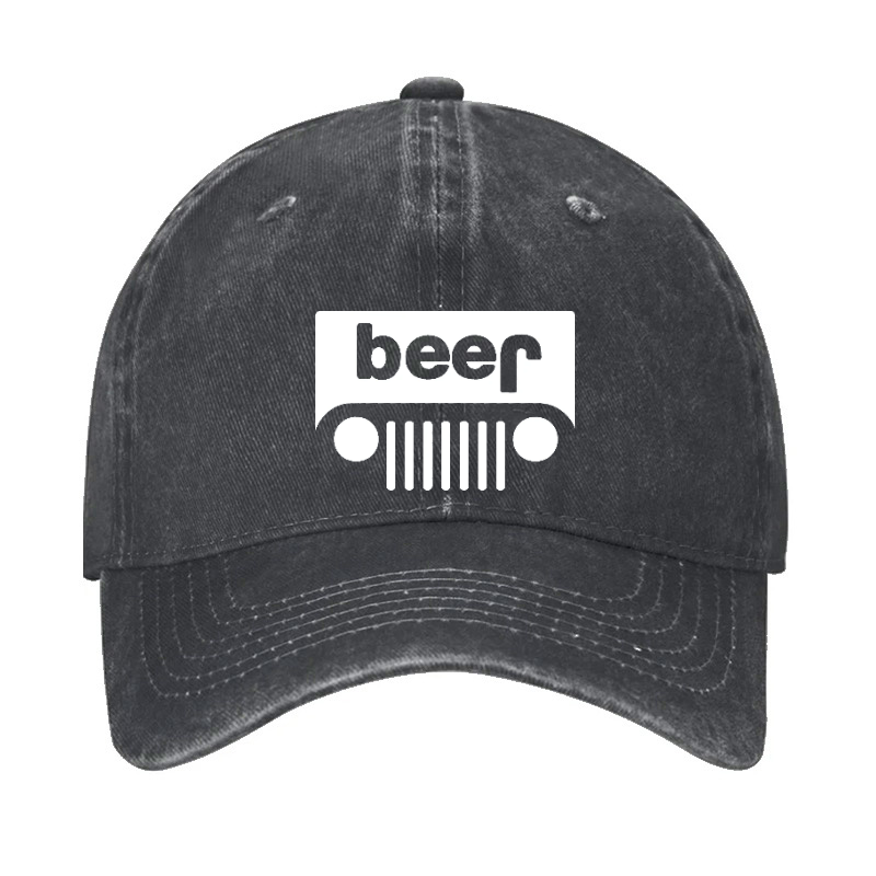 Funny Beer Or Jeep Hat