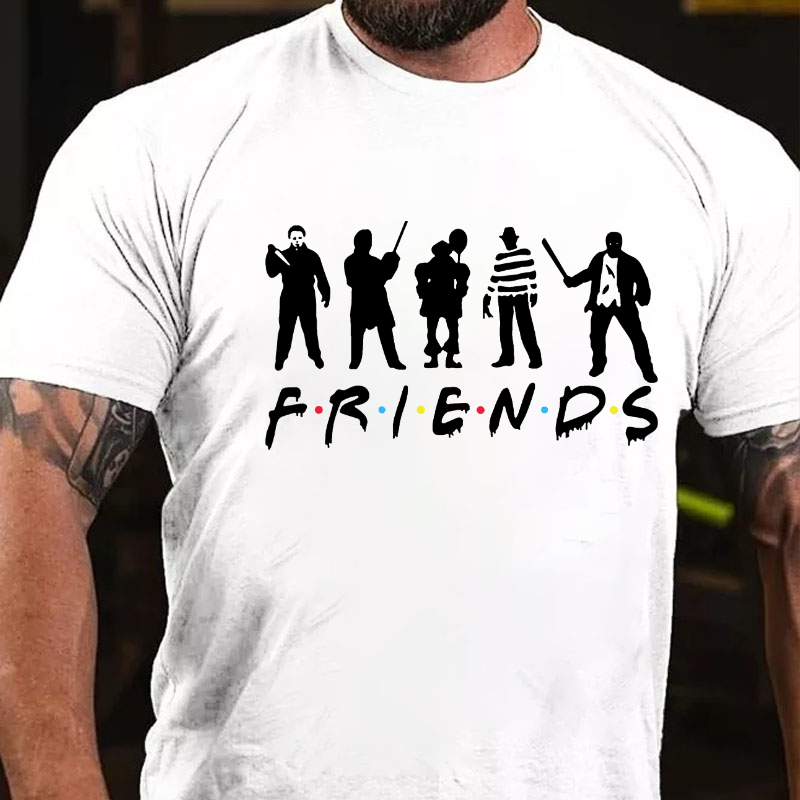 Halloween Horror Friends Funny T-shirt