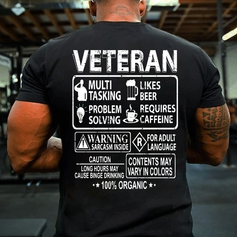 Veteran Component Long Hours May Cause Binge Drinking T-shirt