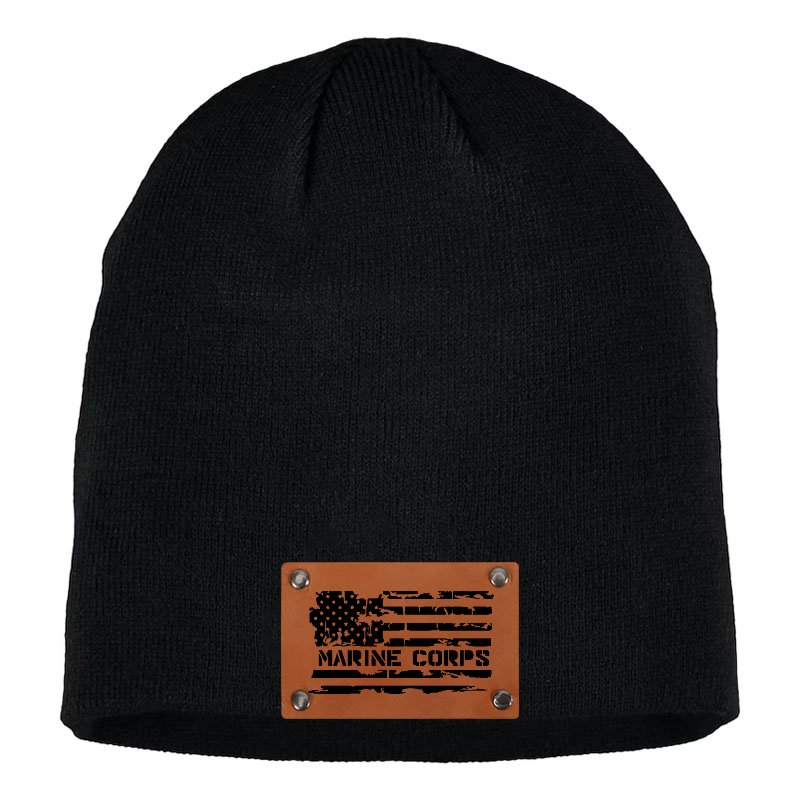 Marine Corps USA Flag Beanie