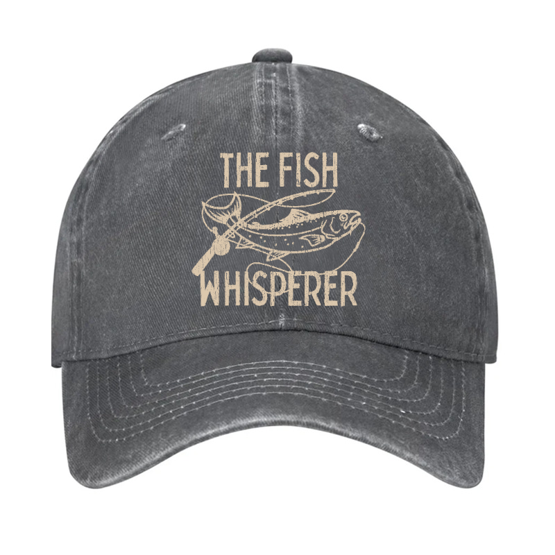 The Fish Whisperer Funny Fishing Hat
