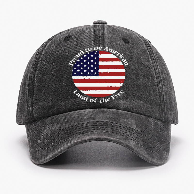 Men's Proud To Be American Land Of The Free Hat