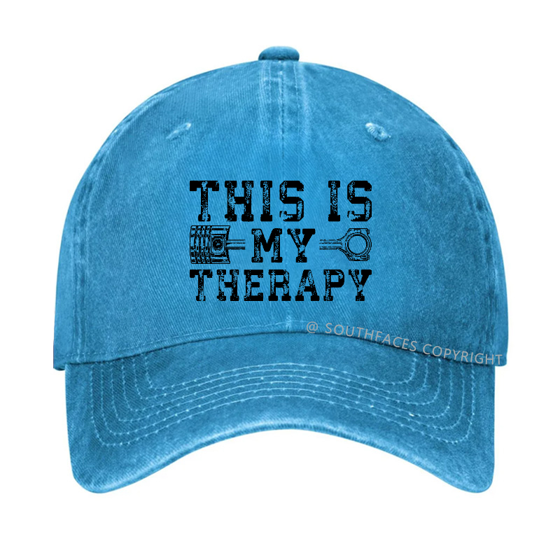 This Is My Therapy Funny Tools Print Gift Hat