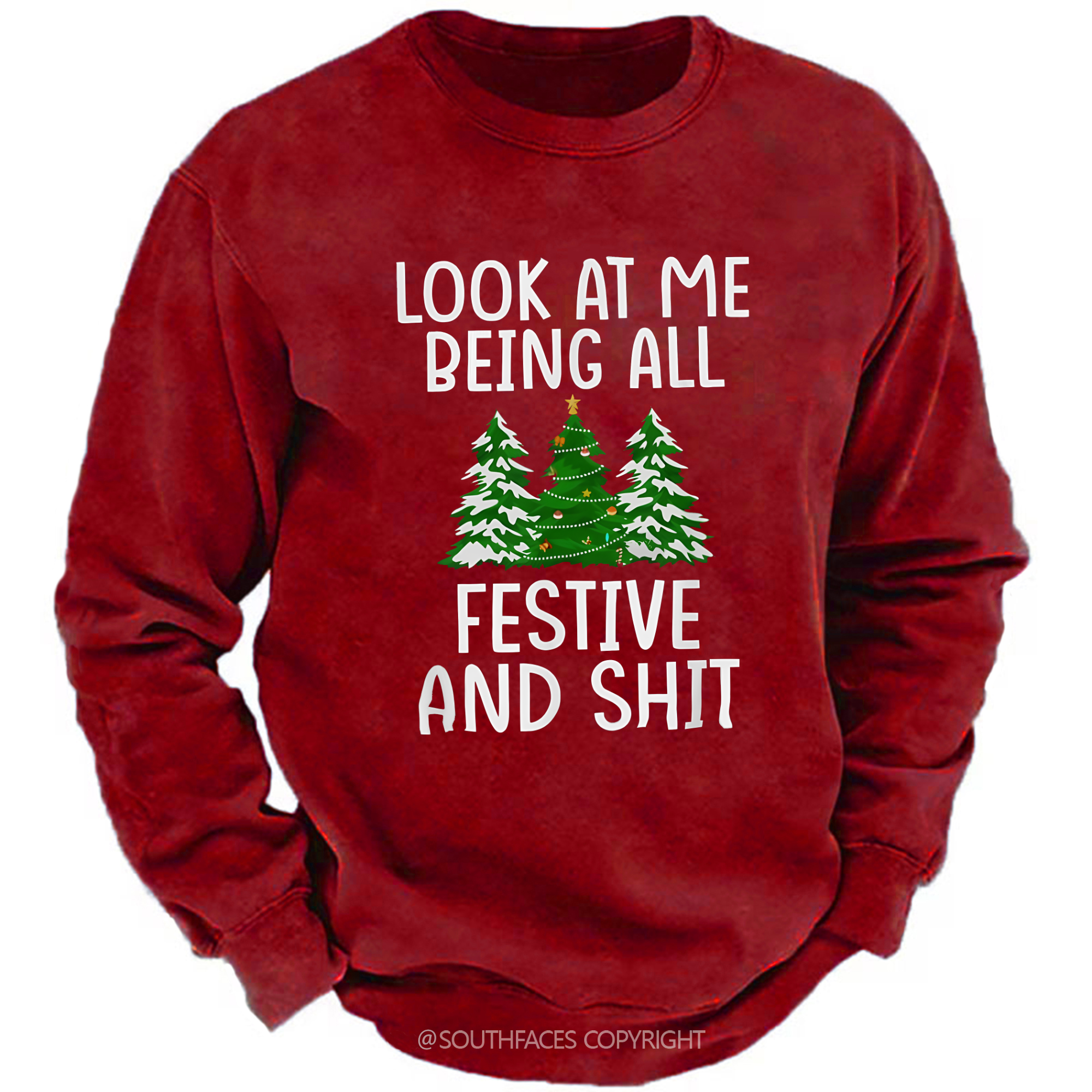 Look At Me Being All Festive And Shit Sweatshirt
