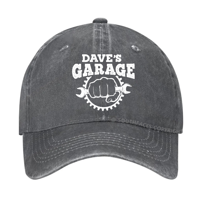 Dave's Garage Funny Custom Baseball Hat