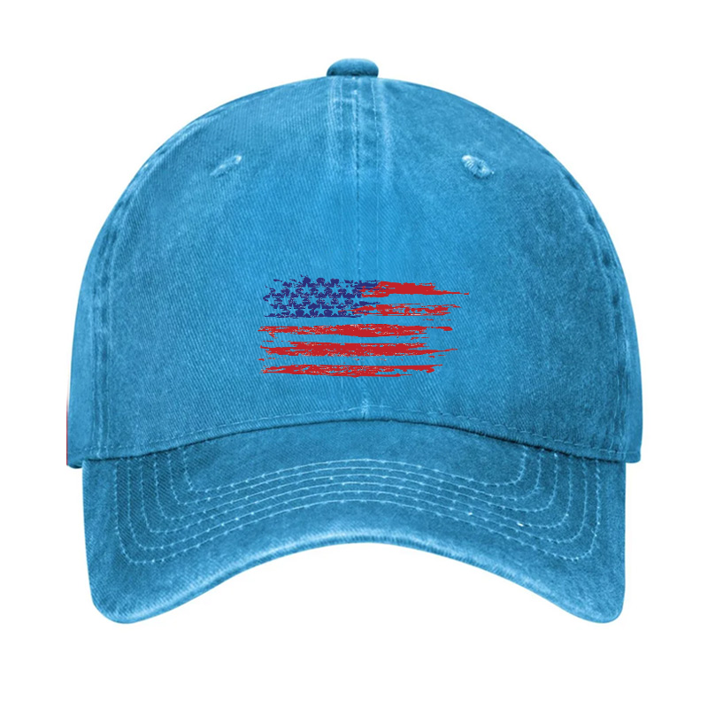 Colorful Flag Print Hat