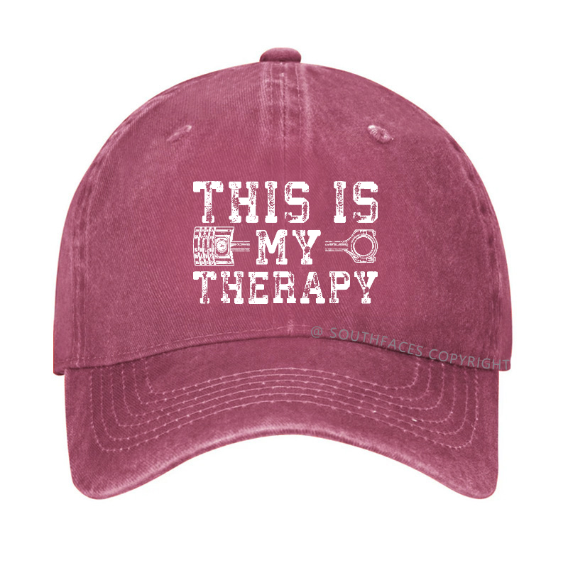 This Is My Therapy Funny Tools Print Gift Hat