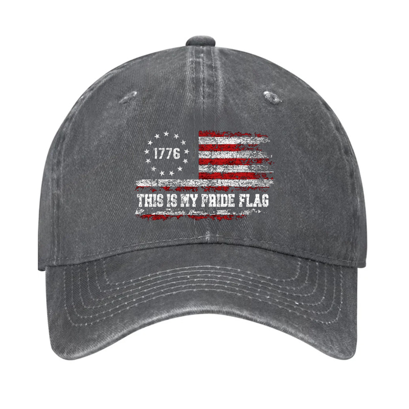 This Is My Pride Flag 1776 Star Flag Print Hat