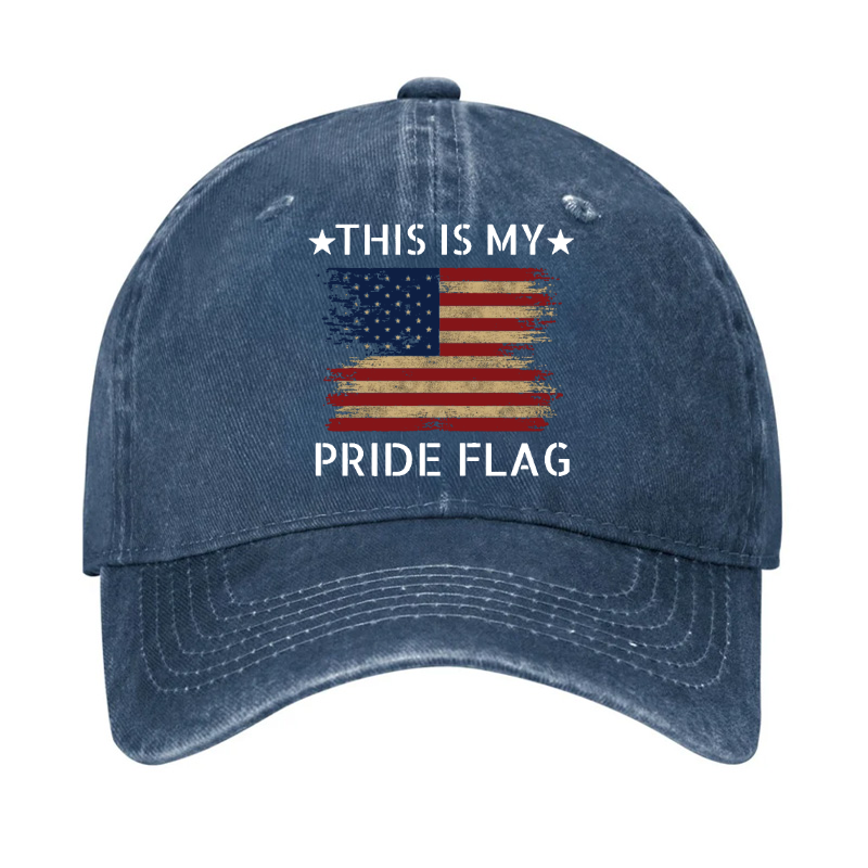 American Flag This Is My Pride Flag Hat