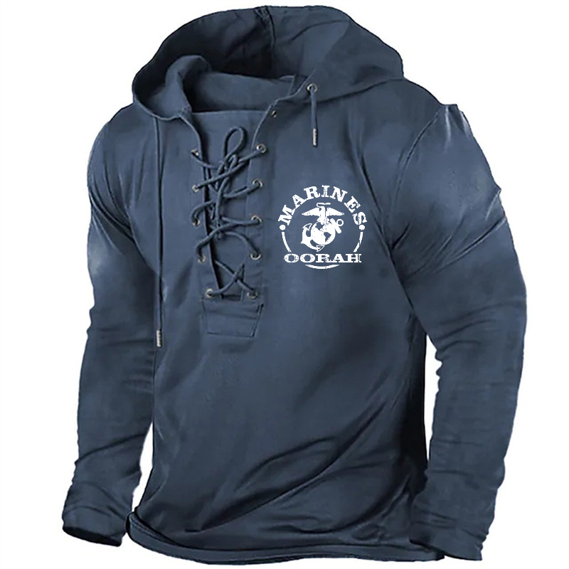 Marine Oorah Veteran Retro Hoodie