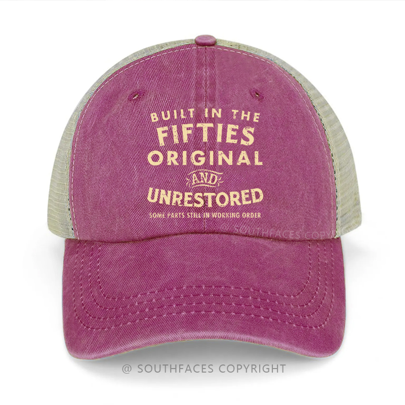 Built In The Fifties Original And Unrestored Trucker Cap