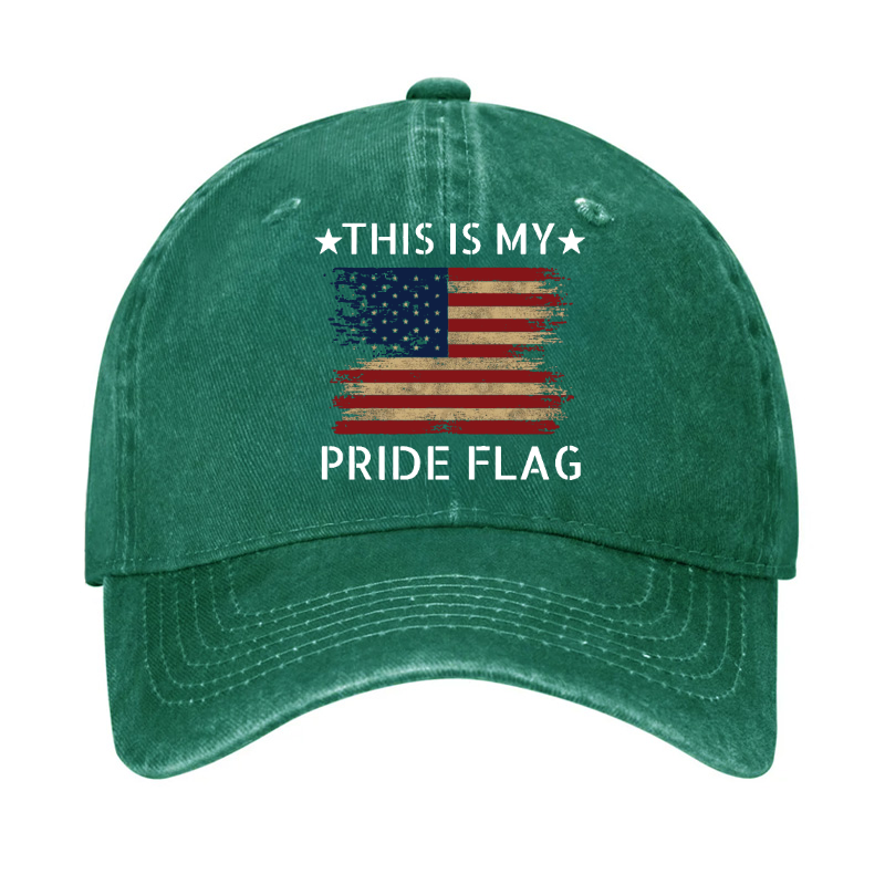 American Flag This Is My Pride Flag Hat