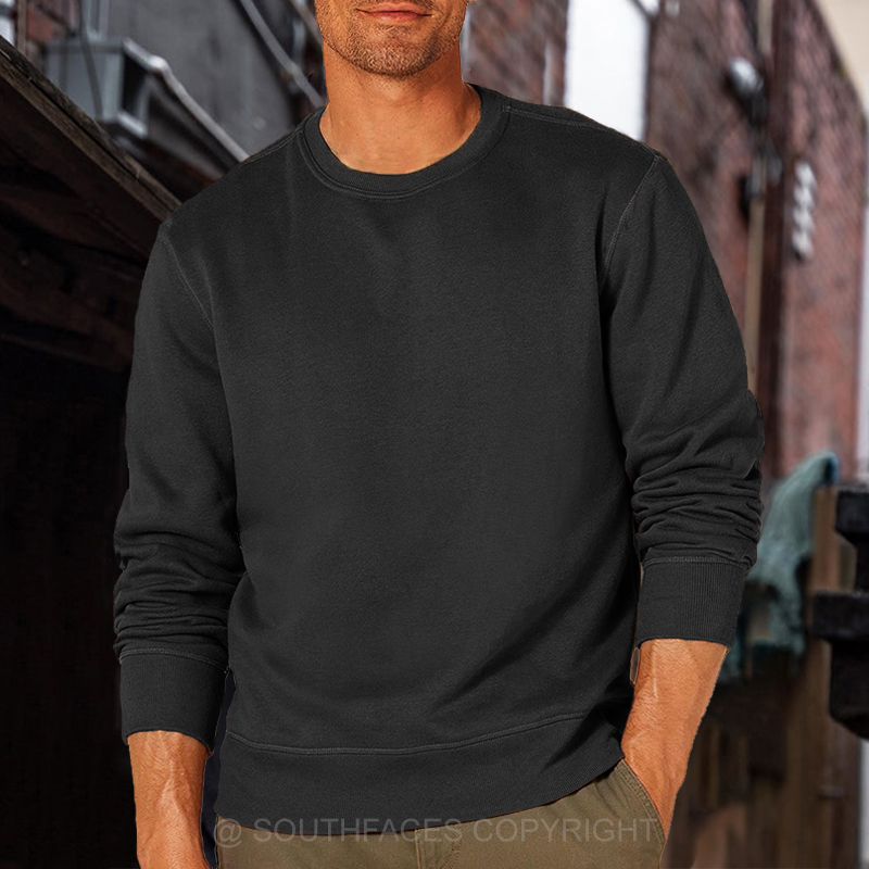 Solid Color Sweatshirt