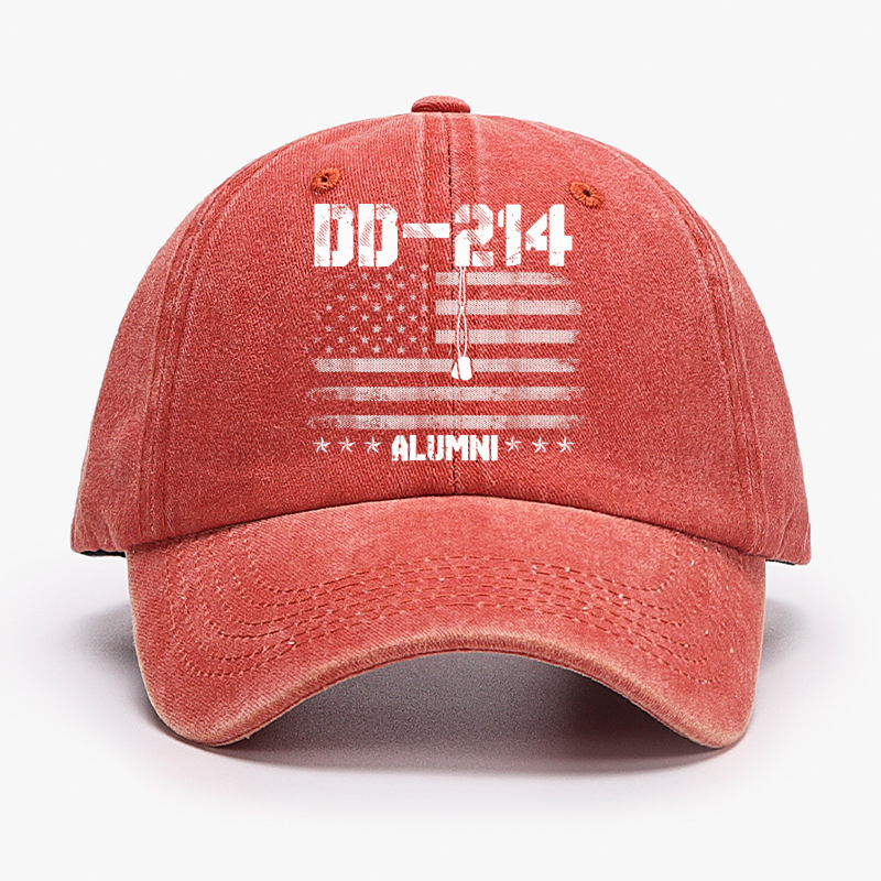 Patriotic Dd-214 Alumni Military Veteran Hat