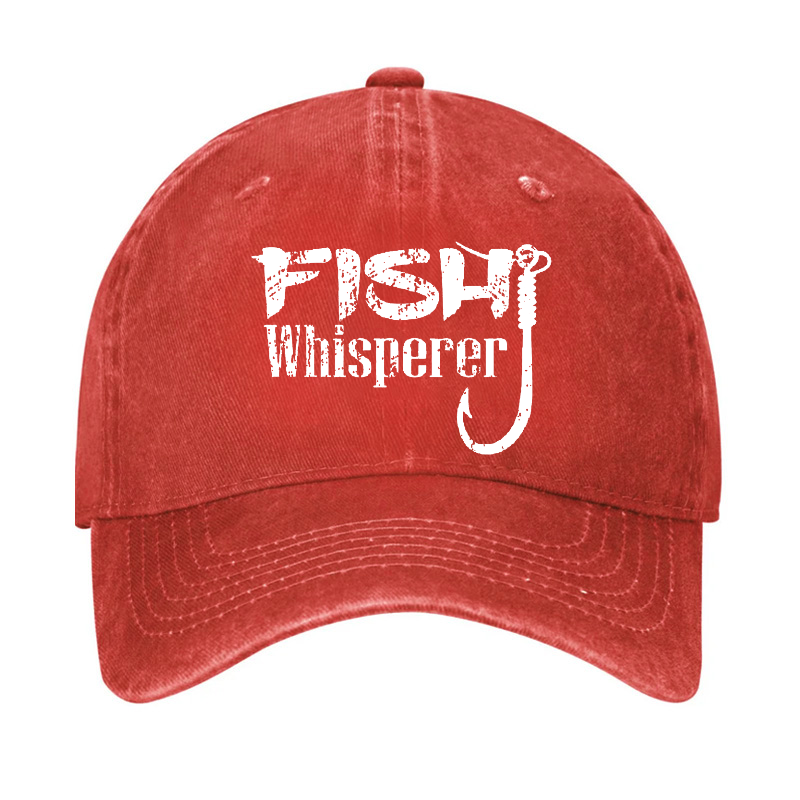 Fish Whisperer Funny Fishing Hat