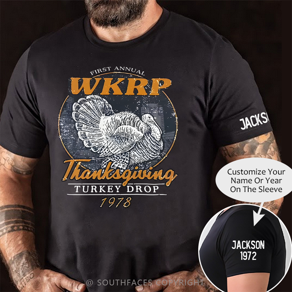 First Annual Wkrp Thanksgiving Turkey Drop T-Shirt