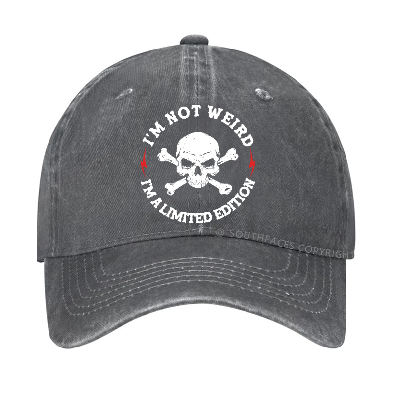Personalized I'm Not Weird I'm A Limited Edition Hat