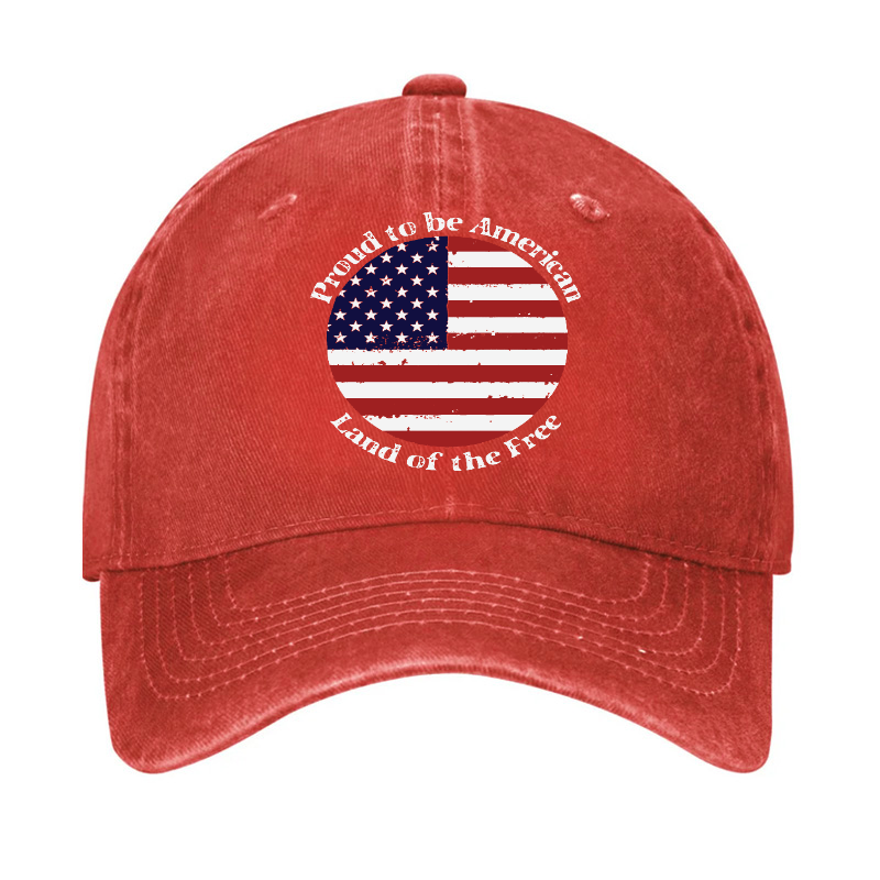 Men's Proud To Be American Land Of The Free Hat