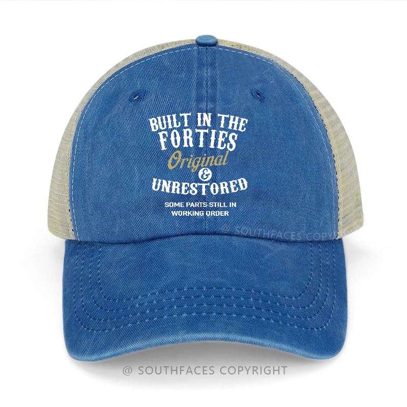Built In The Forties Original And Unrestored Trucker Cap