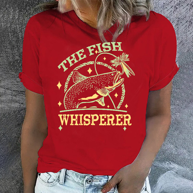 The Fish Whisperer Funny Fishing T-shirt
