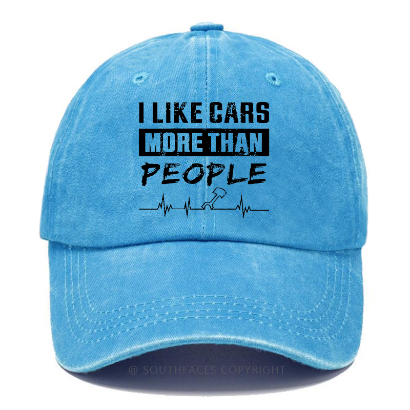 I Like Cars More Than People Hat