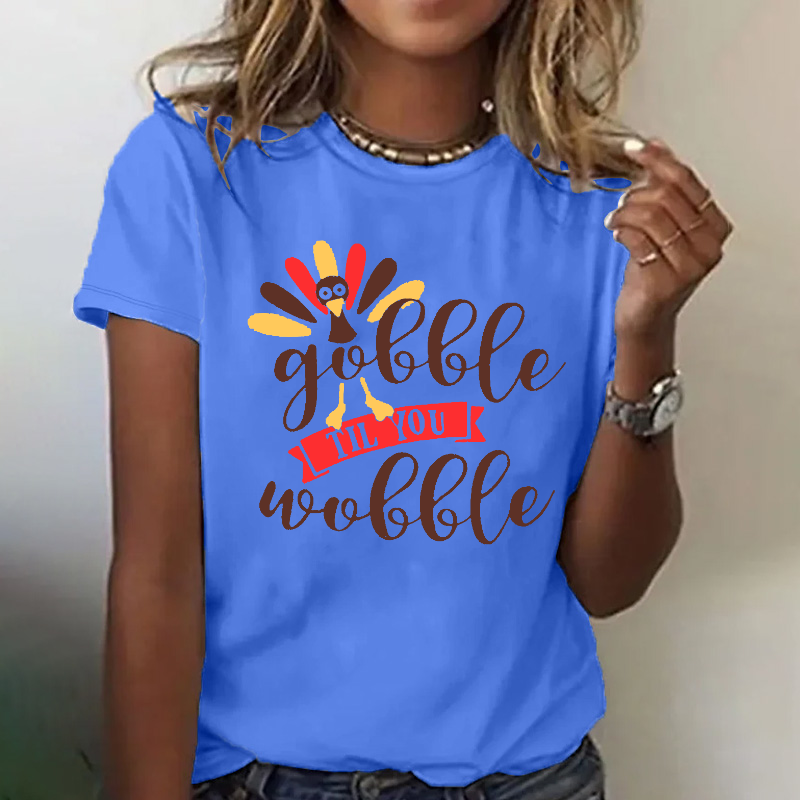 Gobble Gobble Funny Cute Thanksgiving T-shirt